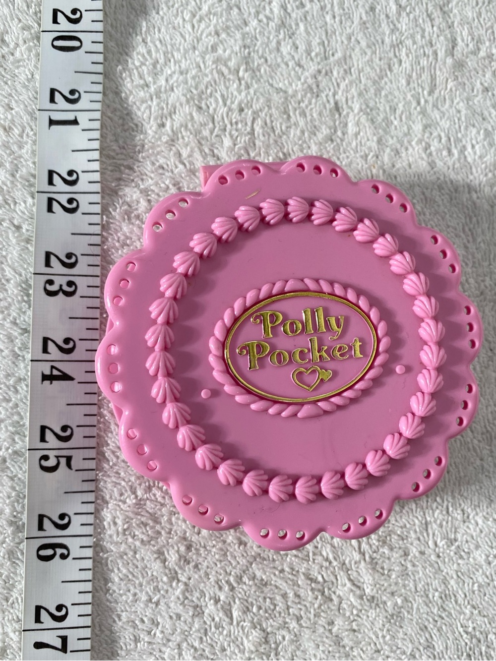 Vintage 1994 Polly Pocket Birthday Surprise Cake Compact ONLY Great Logo Hinge - Picture 16 of 16